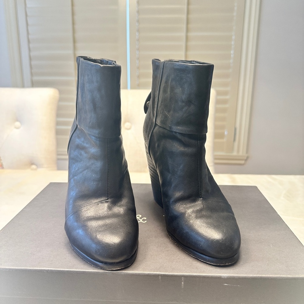rag & bone Black Ankle Booties